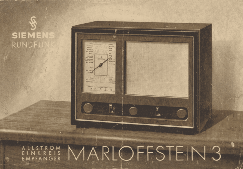 Marloffstein 3 ; Siemens & Halske, - (ID = 2945831) Radio