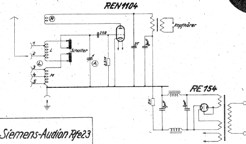 Netzaudion Rfe23; Siemens & Halske, - (ID = 3004739) Radio