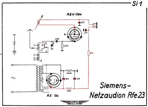 Netzaudion Rfe23; Siemens & Halske, - (ID = 3019371) Radio