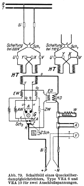 Quecksilberdampf-Kleingleichrichter VEA 6; Siemens & Halske, - (ID = 3016297) Power-S