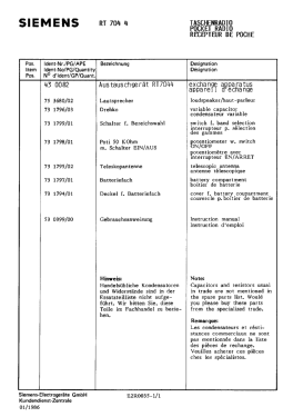 RT704; Siemens & Halske, - (ID = 3043740) Radio