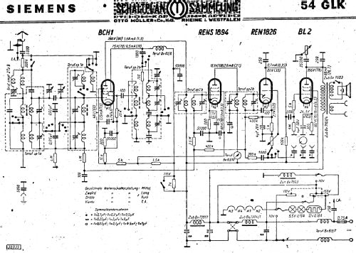 Schatulle 54GLK; Siemens & Halske, - (ID = 2954325) Radio