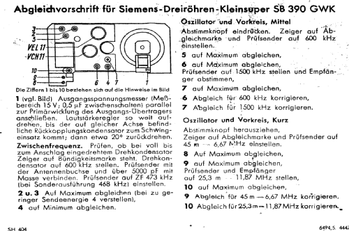 Spezialsuper SB390GWK; Siemens & Halske, - (ID = 3058712) Radio