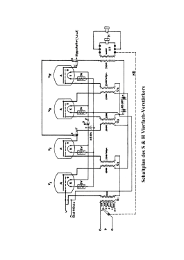 Vierröhren-Verstärker ; Siemens & Halske, - (ID = 2735725) Ampl/Mixer