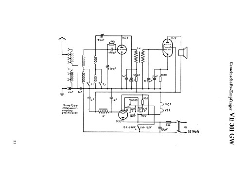 Volksempfänger VE301GW; Siemens & Halske, - (ID = 3061275) Radio