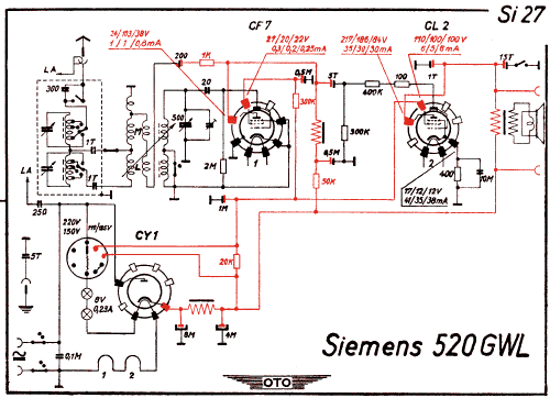 Zweiröhren Standard 520GWL; Siemens & Halske, - (ID = 3019515) Radio