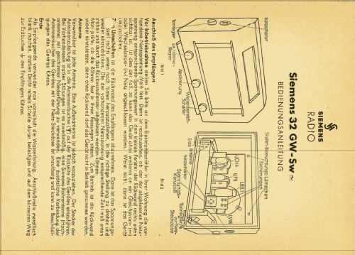 32GW-Sw; Siemens & Halske, - (ID = 2289771) Radio