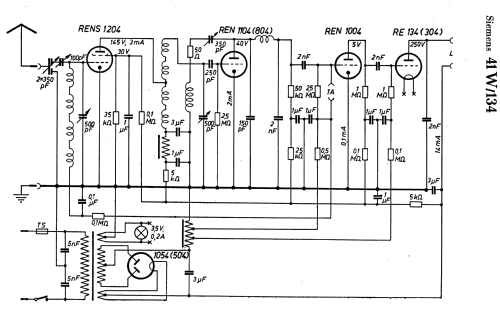 41W134; Siemens & Halske, - (ID = 1286322) Radio