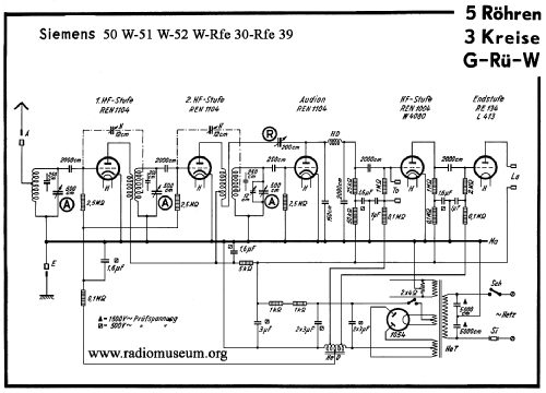 52W/134; Siemens & Halske, - (ID = 1237378) Radio