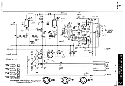 6S Ela 2501; Siemens & Halske, - (ID = 1673571) Ampl/Mixer