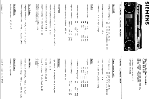 Club RM 834; Siemens & Halske, - (ID = 539883) Radio