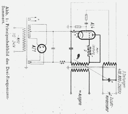 Drei-Frequenzen-Summer Rel sum 44a; Siemens & Halske, - (ID = 1440504) Equipment