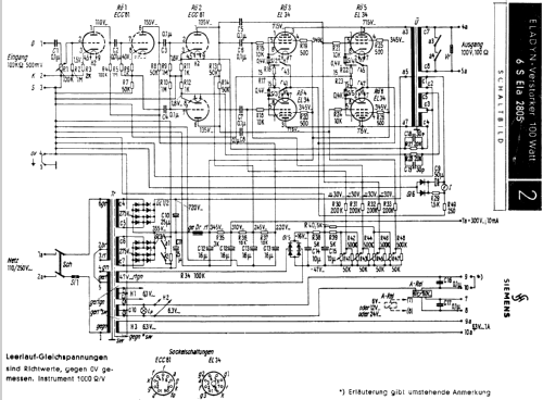 Eladyn Verstärker 6S-Ela-2805; Siemens & Halske, - (ID = 708012) Verst/Mix