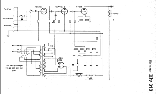 Elv818; Siemens & Halske, - (ID = 6804) Ampl/Mixer