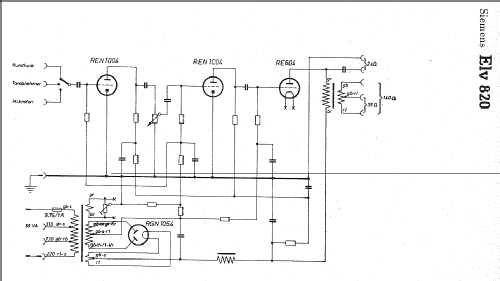 Elv820; Siemens & Halske, - (ID = 6806) Ampl/Mixer