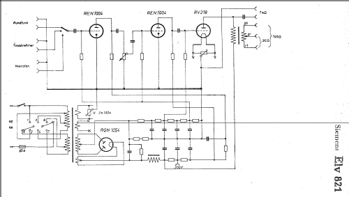 Elv821; Siemens & Halske, - (ID = 6807) Ampl/Mixer