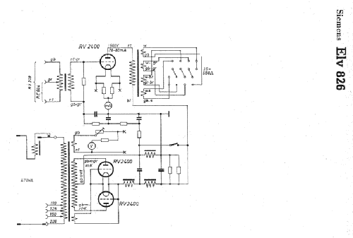 Elv826; Siemens & Halske, - (ID = 6811) Ampl/Mixer