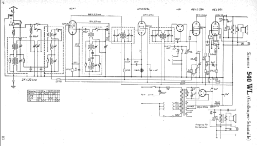 Gross-Super-Schatulle 540WLK; Siemens & Halske, - (ID = 6660) Radio