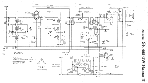 Hansa II SK495GW; Siemens & Halske, - (ID = 6786) Radio