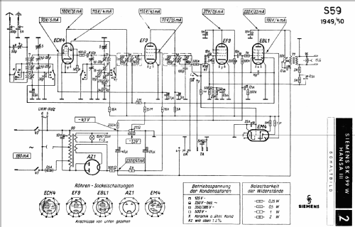 Hansa III SK699W; Siemens & Halske, - (ID = 221472) Radio