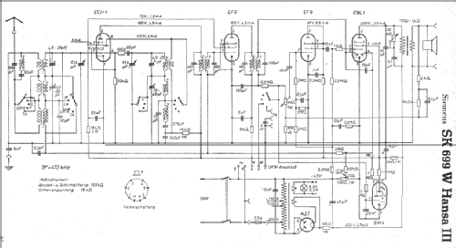 Hansa III SK699W; Siemens & Halske, - (ID = 6788) Radio