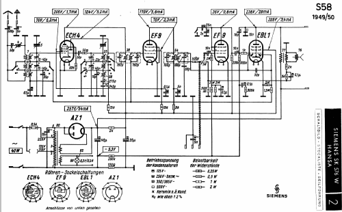 Hansa SK576W; Siemens & Halske, - (ID = 221471) Radio