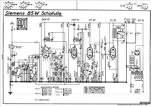 Kammermusik-Schatulle 85W; Siemens & Halske, - (ID = 1168232) Radio