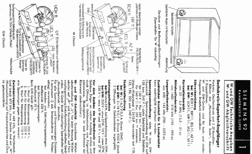 Kammermusik-Super 92GW ; Siemens & Halske, - (ID = 247522) Radio