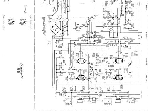 Stereo-Musiktruhe Konzertmeister PR30; Siemens & Halske, - (ID = 331087) Radio