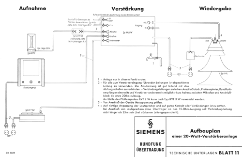 KV20W; Siemens & Halske, - (ID = 2552746) Ampl/Mixer