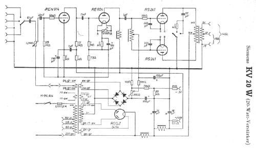 KV20W; Siemens & Halske, - (ID = 6827) Ampl/Mixer