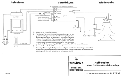 7,5-Watt-Verstärker KV8W; Siemens & Halske, - (ID = 2552744) Ampl/Mixer