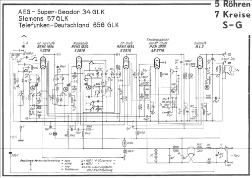 Länderband-Gross-Super 57GLK; Siemens & Halske, - (ID = 89494) Radio