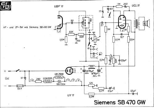 Melodie SB470GW; Siemens & Halske, - (ID = 257105) Radio