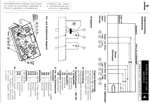 Melodie SH477GW; Siemens & Halske, - (ID = 1947069) Radio