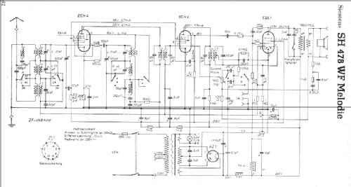 Melodie SH478WF; Siemens & Halske, - (ID = 6768) Radio