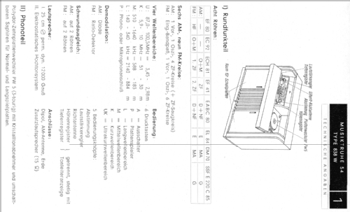 Musiktruhe 54 838W; Siemens & Halske, - (ID = 153215) Radio