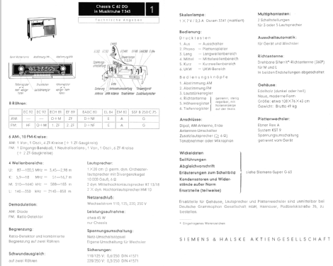 Musiktruhe T343; Siemens & Halske, - (ID = 154632) Radio