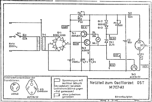 Oscillarzet 05T M338-A1; Siemens & Halske, - (ID = 1124384) Equipment