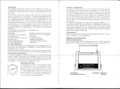 Phonosuper 52 SH818W; Siemens & Halske, - (ID = 2622558) Radio