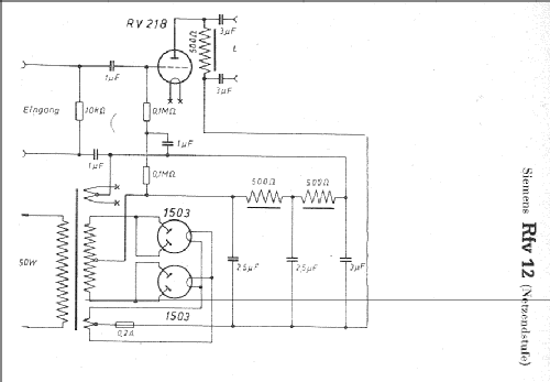 Rfv12; Siemens & Halske, - (ID = 6830) Ampl/Mixer