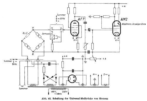 RLC-Messbrücke Rel.msbr.20a; Siemens & Halske, - (ID = 905533) Equipment