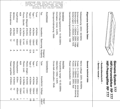 RP777; Siemens & Halske, - (ID = 1310845) Ampl/Mixer