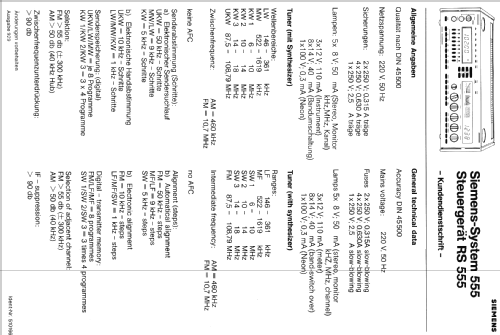 RS555; Siemens & Halske, - (ID = 558404) Radio