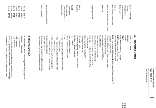 S953; Siemens & Halske, - (ID = 2042751) Television