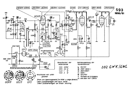 SB392GWK; Siemens & Halske, - (ID = 1244356) Radio