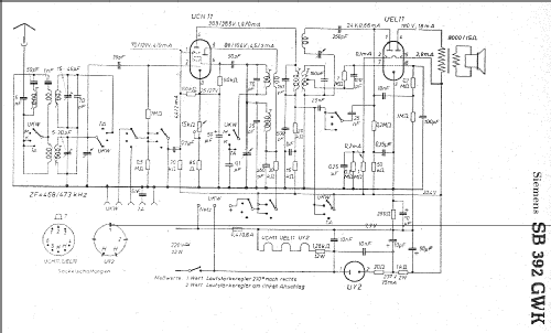 SB392GWK; Siemens & Halske, - (ID = 1244358) Radio