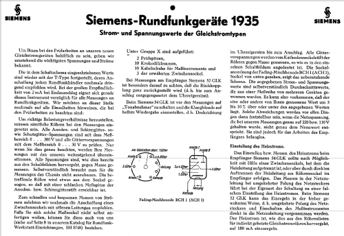 Schatulle 54GLK; Siemens & Halske, - (ID = 162267) Radio