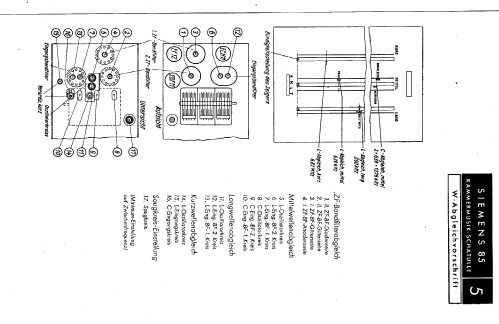 Kammermusik-Schatulle 85W; Siemens & Halske, - (ID = 171728) Radio