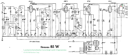 Kammermusik-Schatulle 85W; Siemens & Halske, - (ID = 6704) Radio